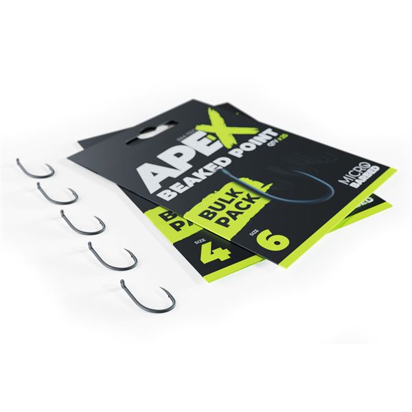 Ape-X Beaked Point Barbed Size 6 Bulk Pack
