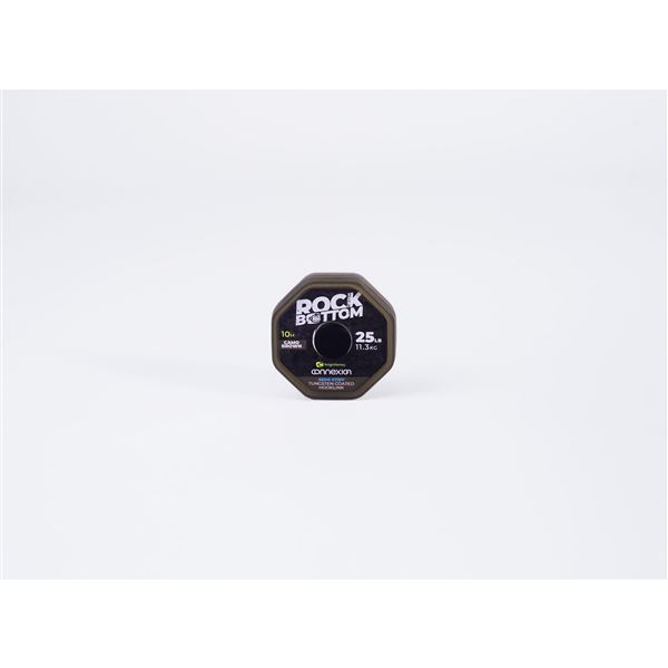 Connexion Rock Bottom Tungsten Semi Stiff Coated Hooklink Camo Brown 25lb 10m