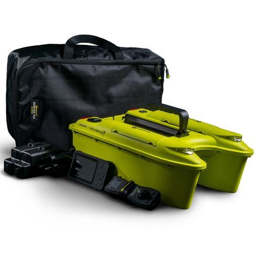 Zavážecí Lodička RidgeMonkey Hunter 750 Bait Boat Hi-Viz Echo Edition