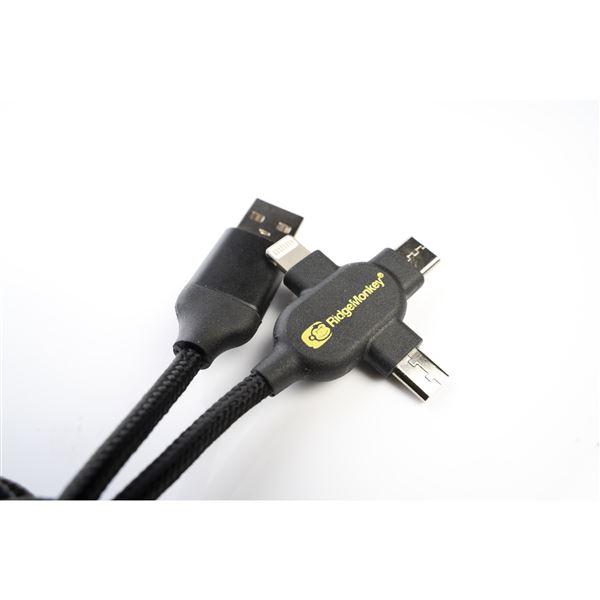 Nabíjecí kabel RidgeMonkey Vault USB-A to Multi Out Cable 2m