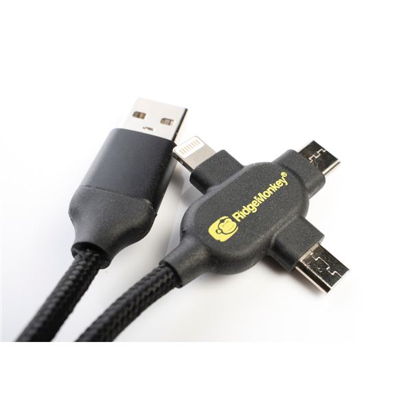Nabíjecí kabel RidgeMonkey Vault USB-A to Multi Out Cable 2m