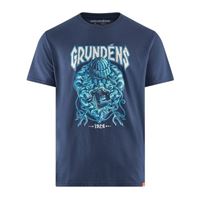 Triko Grundéns Njord SS T-Shirt Dark Navy  3XL
