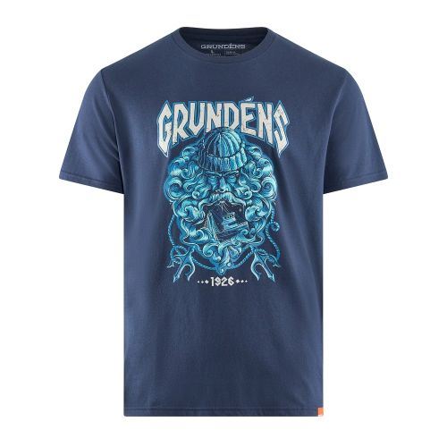 Triko Grundéns Njord SS T-Shirt Dark Navy  S