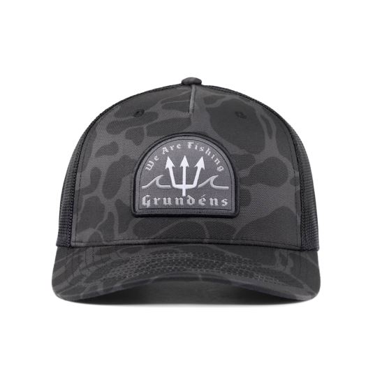 Poseidon Trucker Admiral Black Camo  ONE SIZE