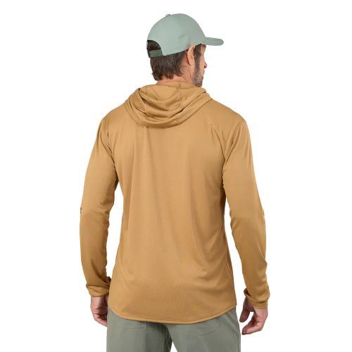 Funkční UV mikina Grundéns Tough Sun Hoodie Whiskey  L