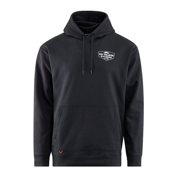 Mikina Grundéns Eat Your Words DWR HD Salmon Black S