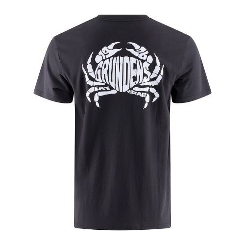 Triko Grundéns Pocket Tee Black Crab Graphic S