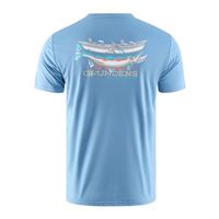 Triko Drift boat SS Tech Tee captains Blue S