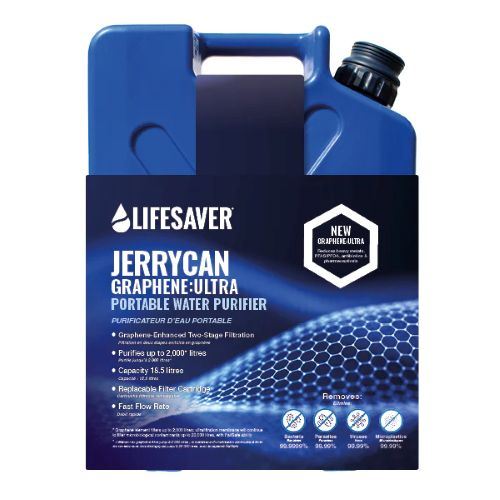 Grafenový filtr na vodu Lifesaver Jerrycan Modrý