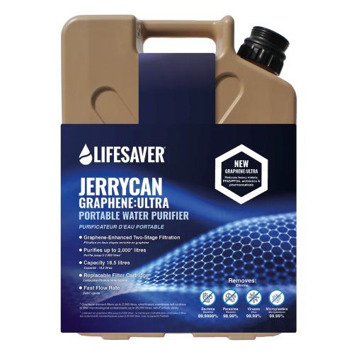 Grafenový filtr na vodu Lifesaver Jerrycan Béžový