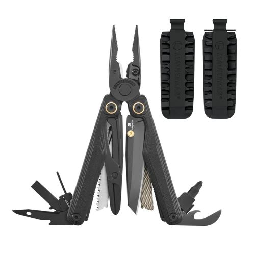 Multitool Leatherman Wave Alpha Obsidian + Bitkit