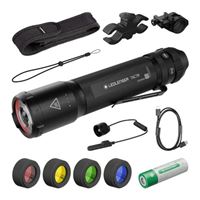 Taktická svítilna Ledlenser TAC7R + chyrté příslušenství