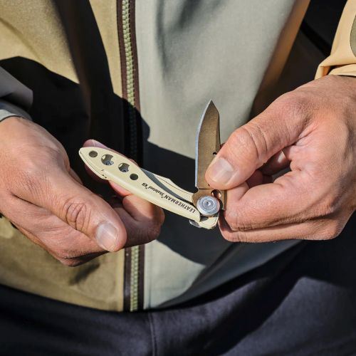Nůž Leatherman Skeletool KB Sandstorm