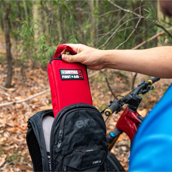 Survival First Aid Kit Slimline - Red (CZ)