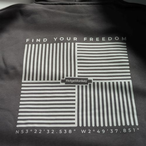 Pánská mikina s kapucí RidgeMonkey Hoody Jet  M