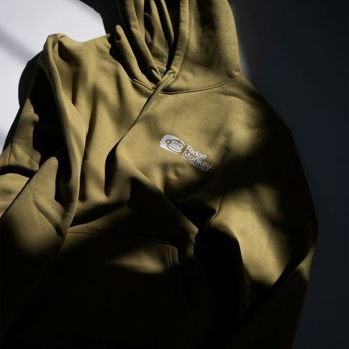 Pánská mikina s kapucí RidgeMonkey Hoody Khaki  L