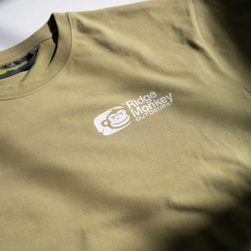 Pánské triko RidgeMonkey T Shirt Khaki  S