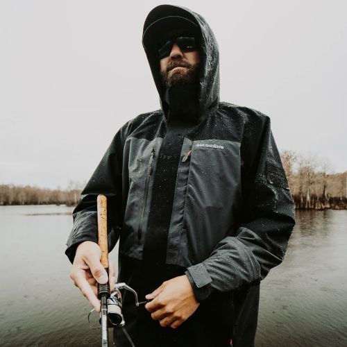 Rybářská bunda Grundéns Jacket GORE-TEX Obsidian 3XL
