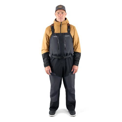 Rybářské kalhoty Grundéns Fishing Bib GORE-TEX Obsidian M