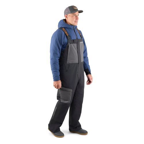 Rybářské kalhoty Grundéns Bib Black L