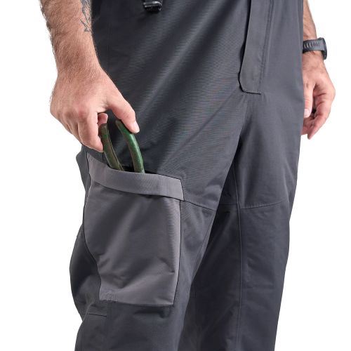 Rybářské kalhoty Grundéns Bib Black L