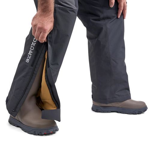 Rybářské kalhoty Grundéns Bib Black L