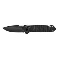 CAC S200 FRENCH ARMY KNIFE TEXTURED G10 BLACK HANDLE