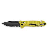 CAC ARMY KNIFE TEXTURED PA6 FV  YELLOW HANDLE