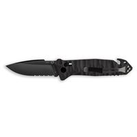 CAC ARMY KNIFE TEXTURED PA6 FV BLACK HANDLE